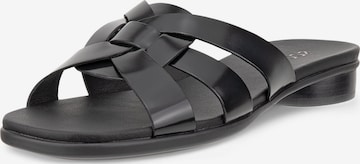 Mule 'Alba 25' ECCO en noir : devant