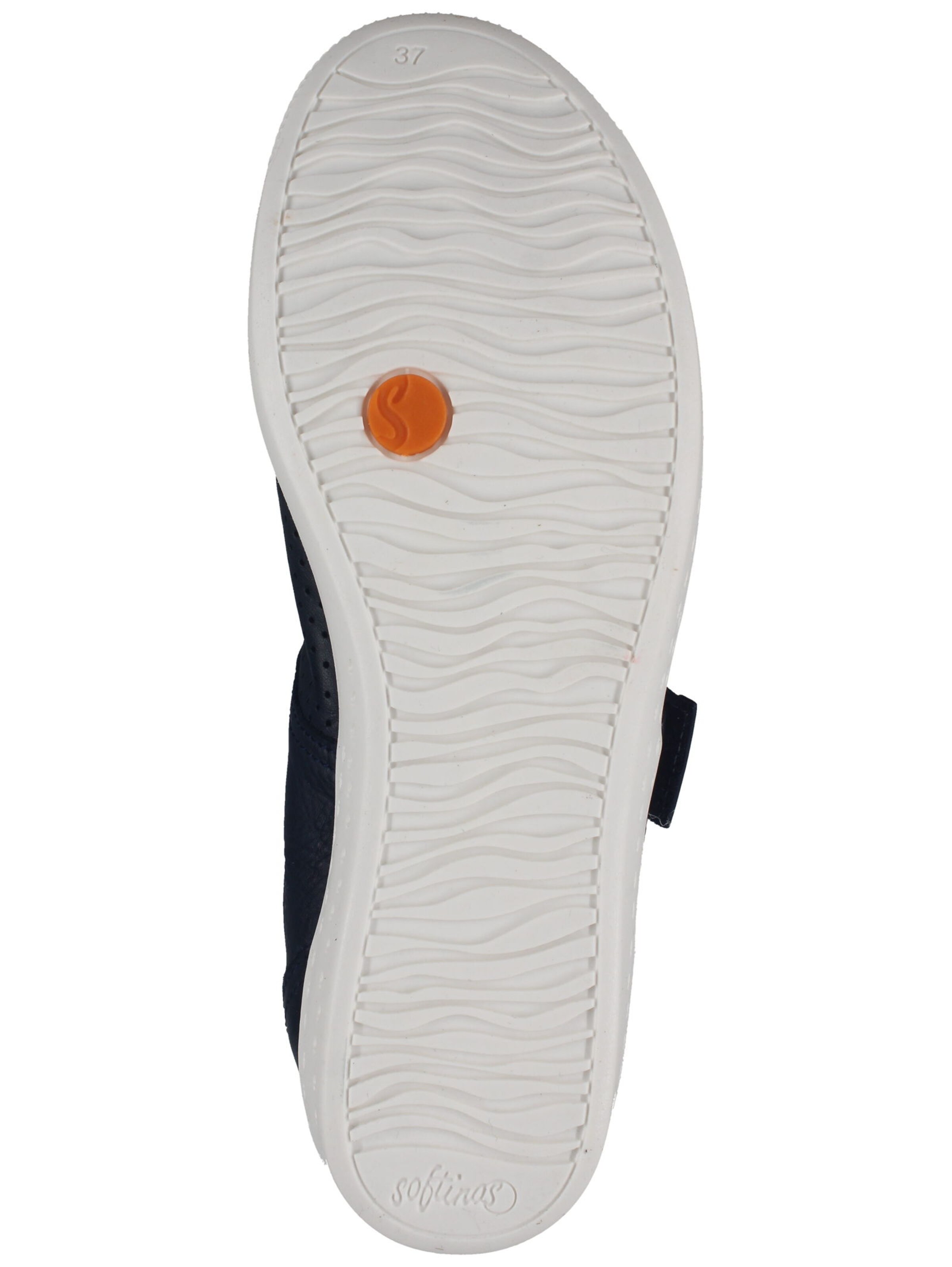 Softinos Ballet Flats with Strap in Blue