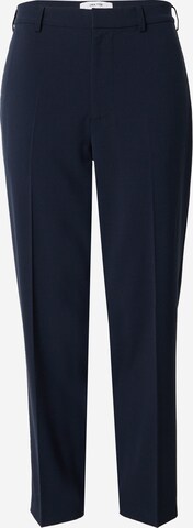 DAN FOX APPAREL Regular Pleated Pants 'The Essential' in Blue: front