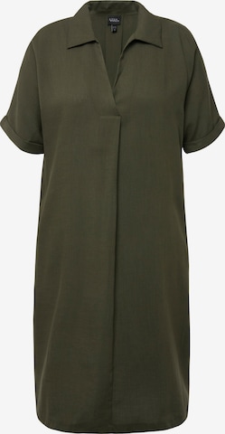 Ulla Popken Dress in Green: front