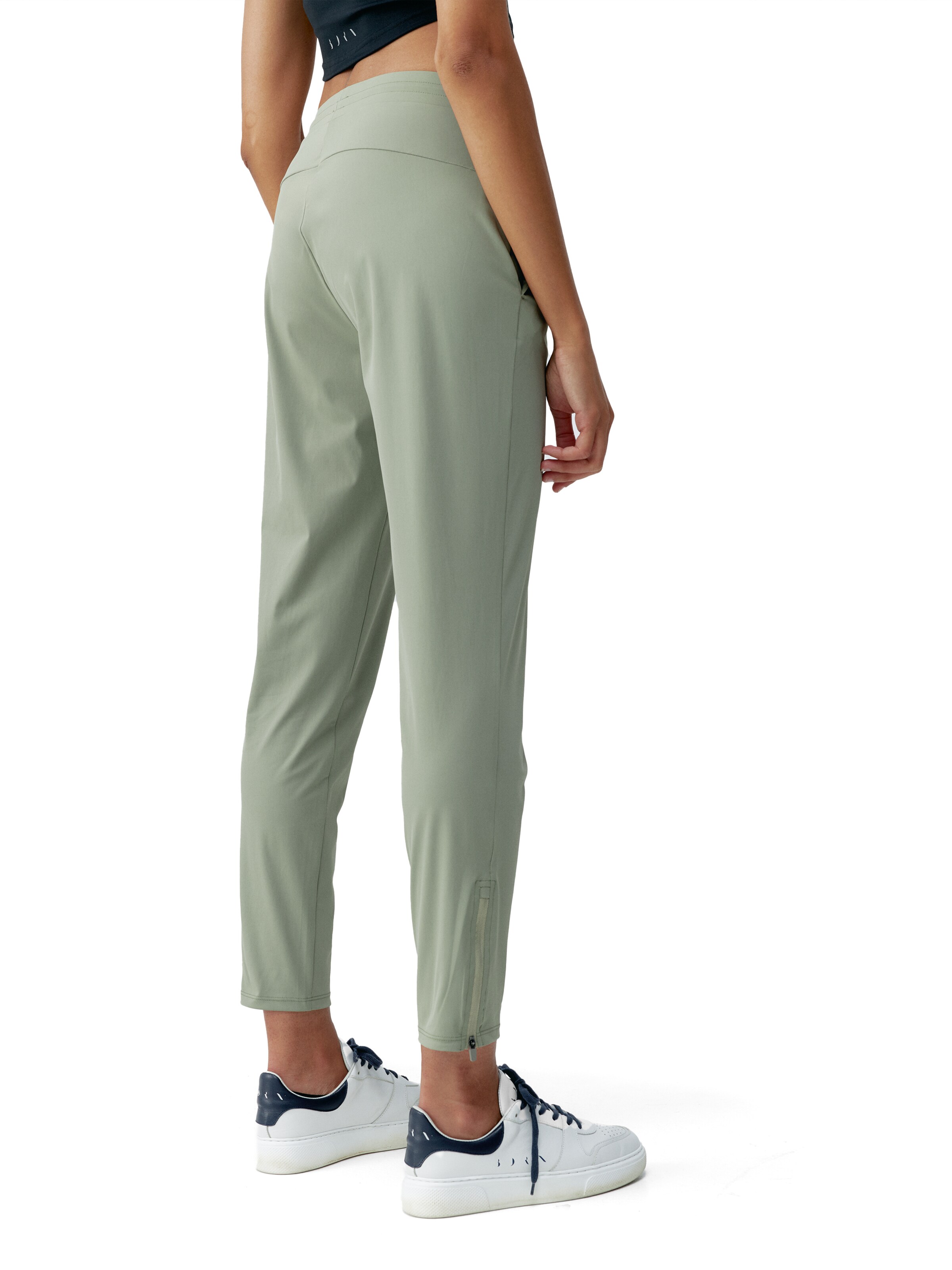 Born Living Yoga Tapered Sports trousers 'Airla' in Green