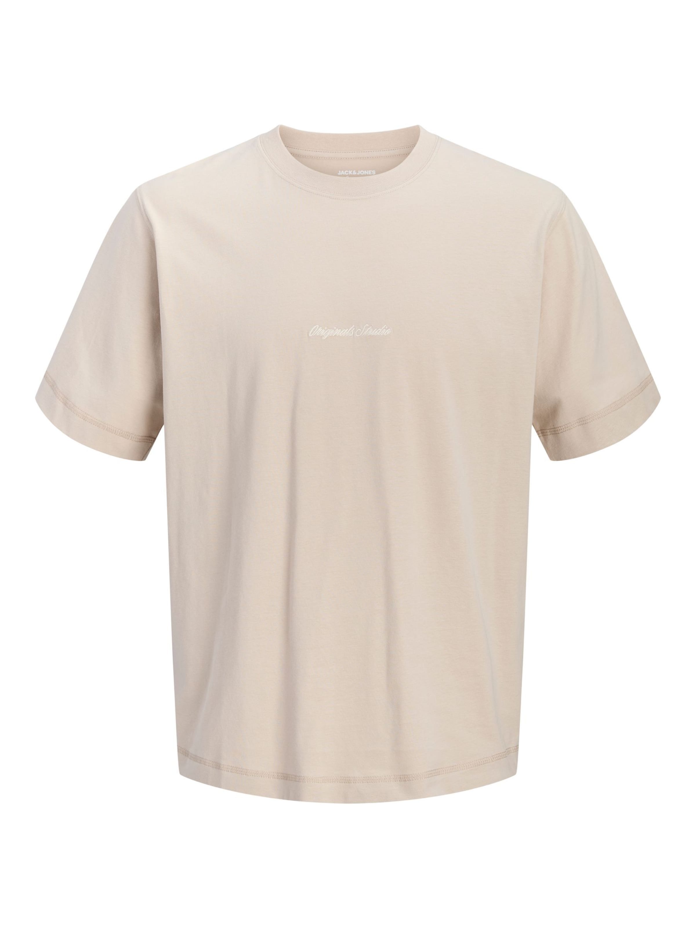 JACK & JONES - Camiseta en beige: frente
