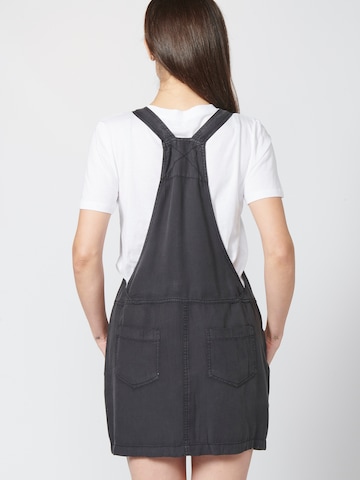 KOROSHI Dungaree skirt in Black