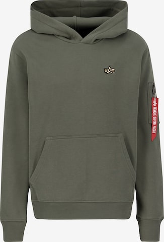 ALPHA INDUSTRIES Sweatshirt in Grün: Vorderseite