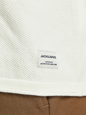 JACK & JONES - Ajuste regular Jersey 'Hill' en blanco