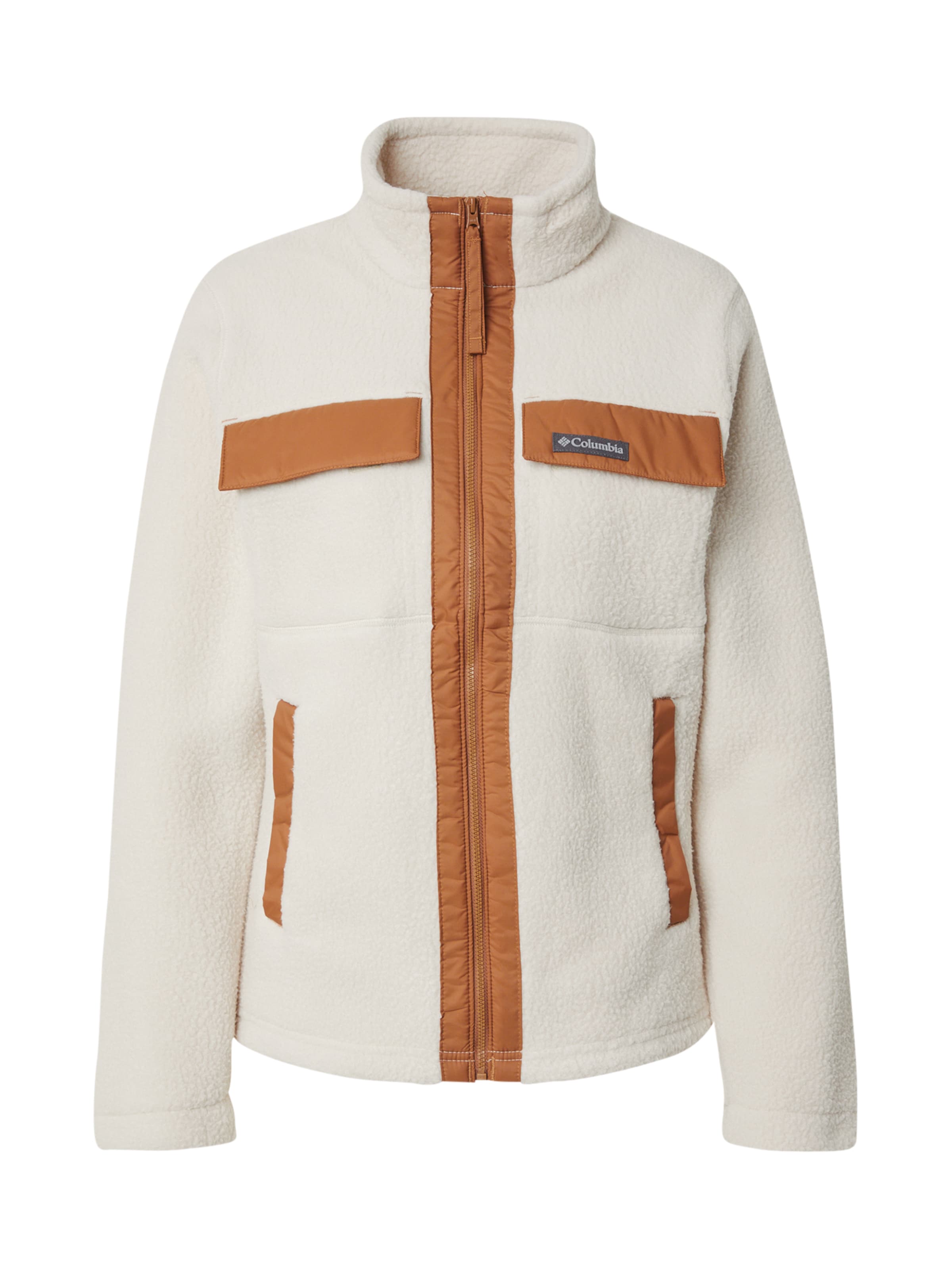 COLUMBIA - Casaco de velo funcional 'Juniper Peak' em cinzento: frente