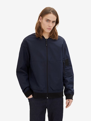 TOM TAILOR Between-Season Jacket in Blue: front