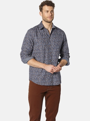 BABISTA Regular fit Overhemd 'Vincobelli' in Blauw: voorkant