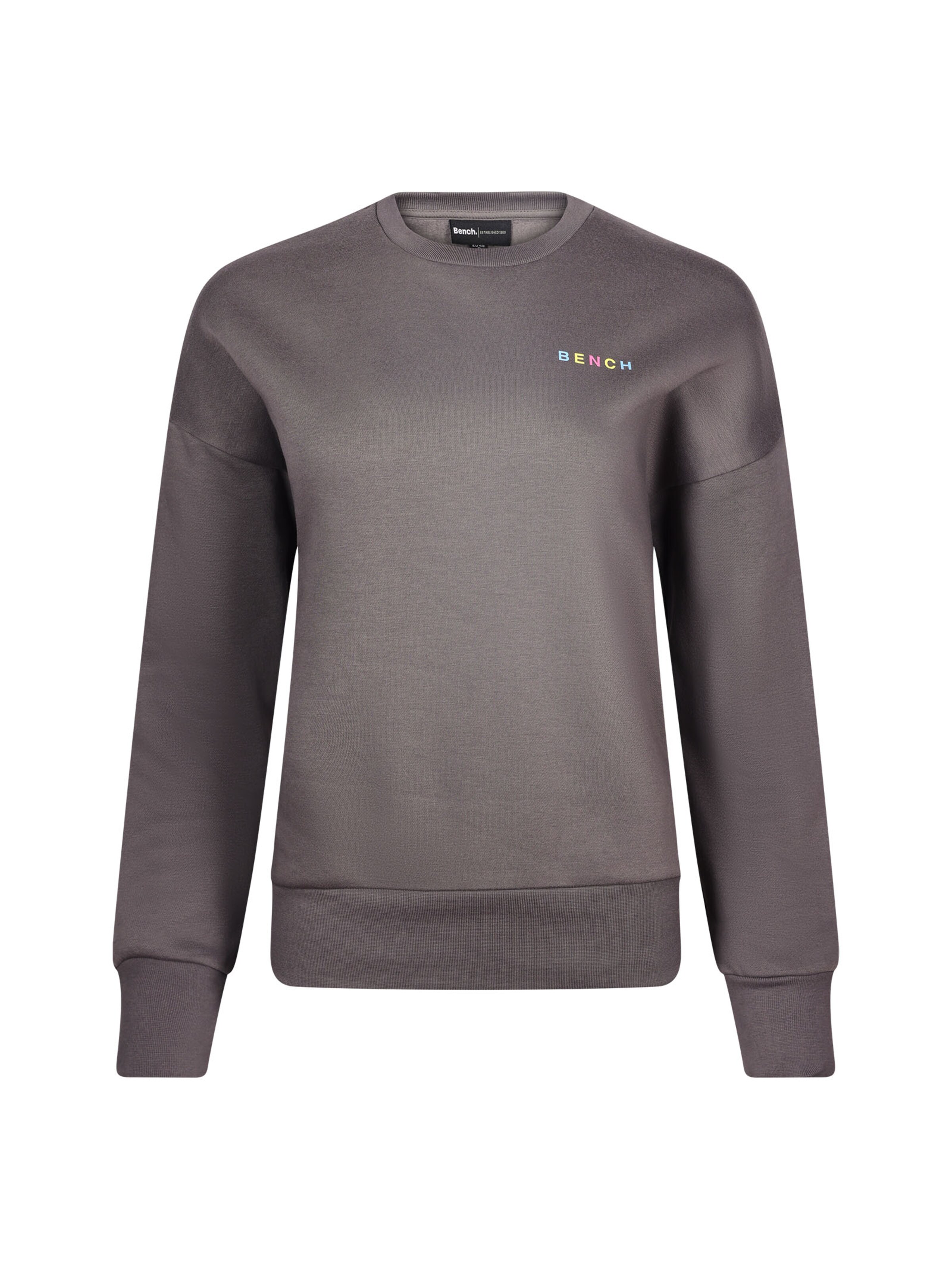BENCH Sweatshirt in Grau: Vorderseite