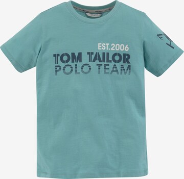 Tom Tailor Polo Team Shirt in Blau: front