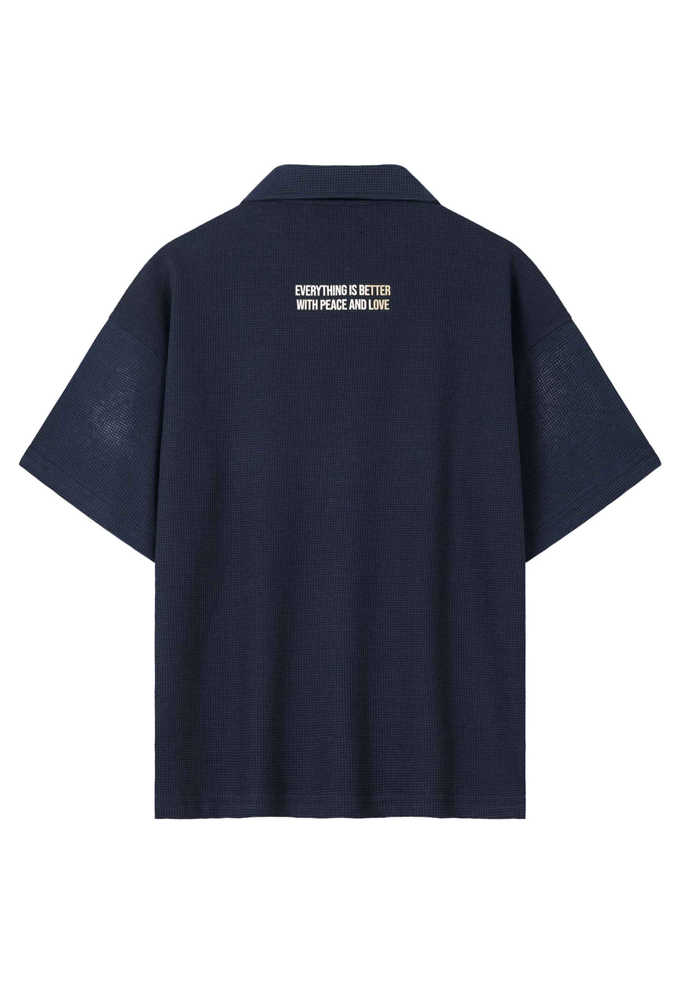 Another Cotton Lab Shirt 'Peace' in Blue