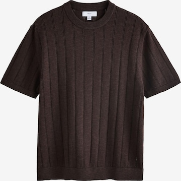 Pull-over Next en marron : devant