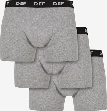 Boxer di DEF in grigio: frontale