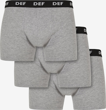 DEF - Boxers em cinzento: frente