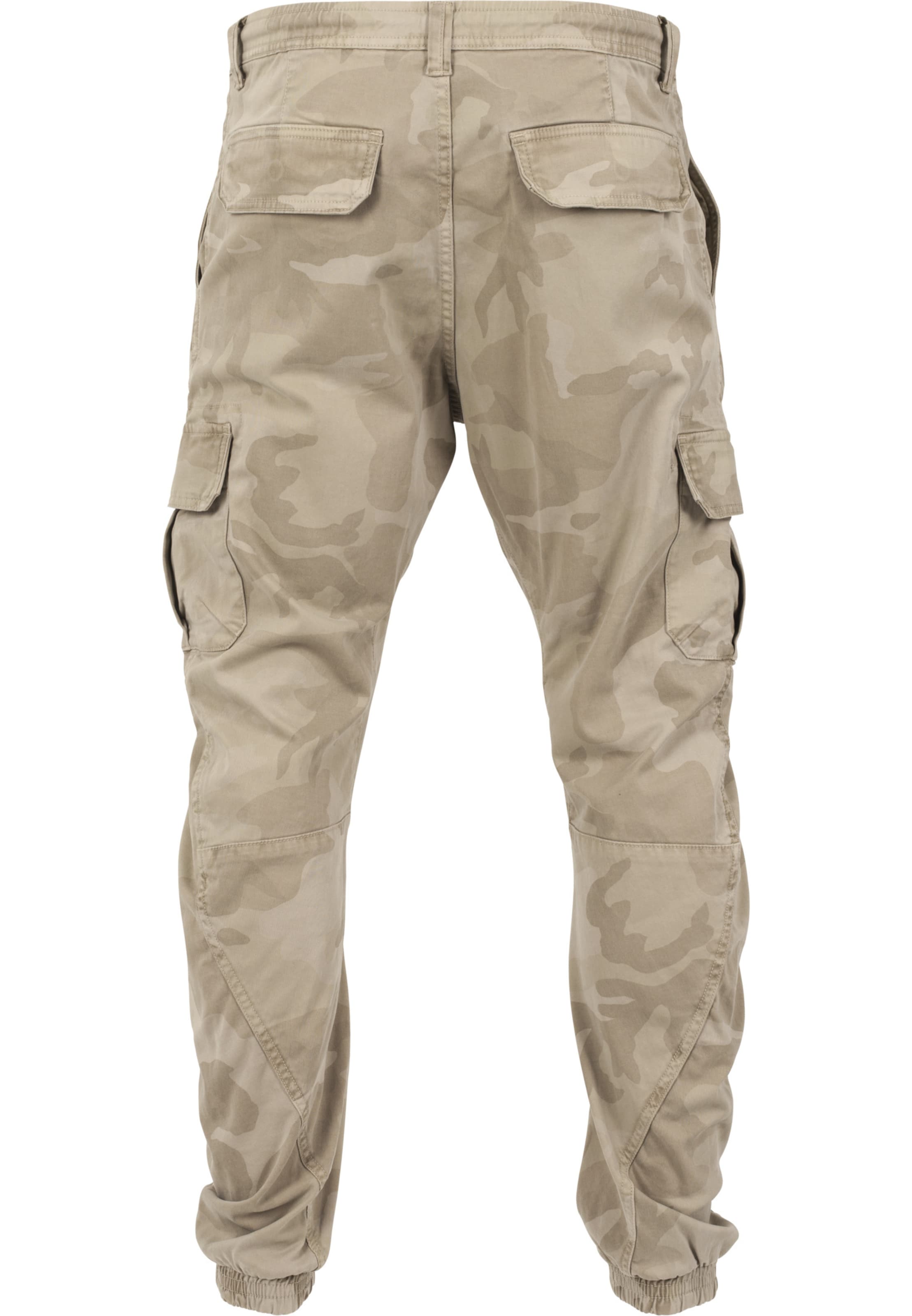 Urban Classics Tapered Cargobroek in Beige