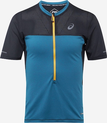 ASICS Performance Shirt 'FUJITRAIL' in Blue: front