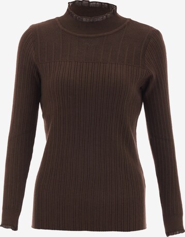 aleva Sweater in Brown: front