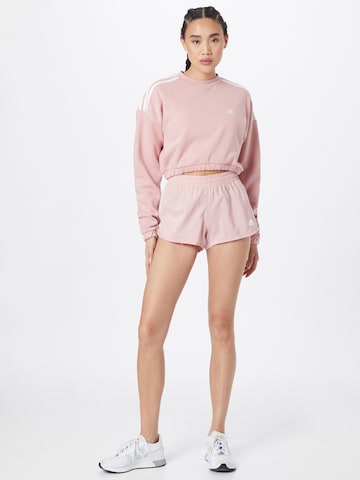ADIDAS SPORTSWEAR regular Παντελόνι φόρμας 'PACER 3S' σε ροζ