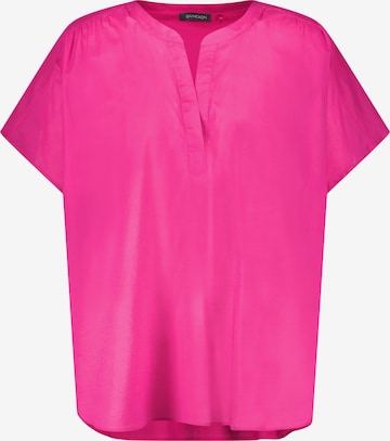 Camicia da donna di SAMOON in rosa: frontale