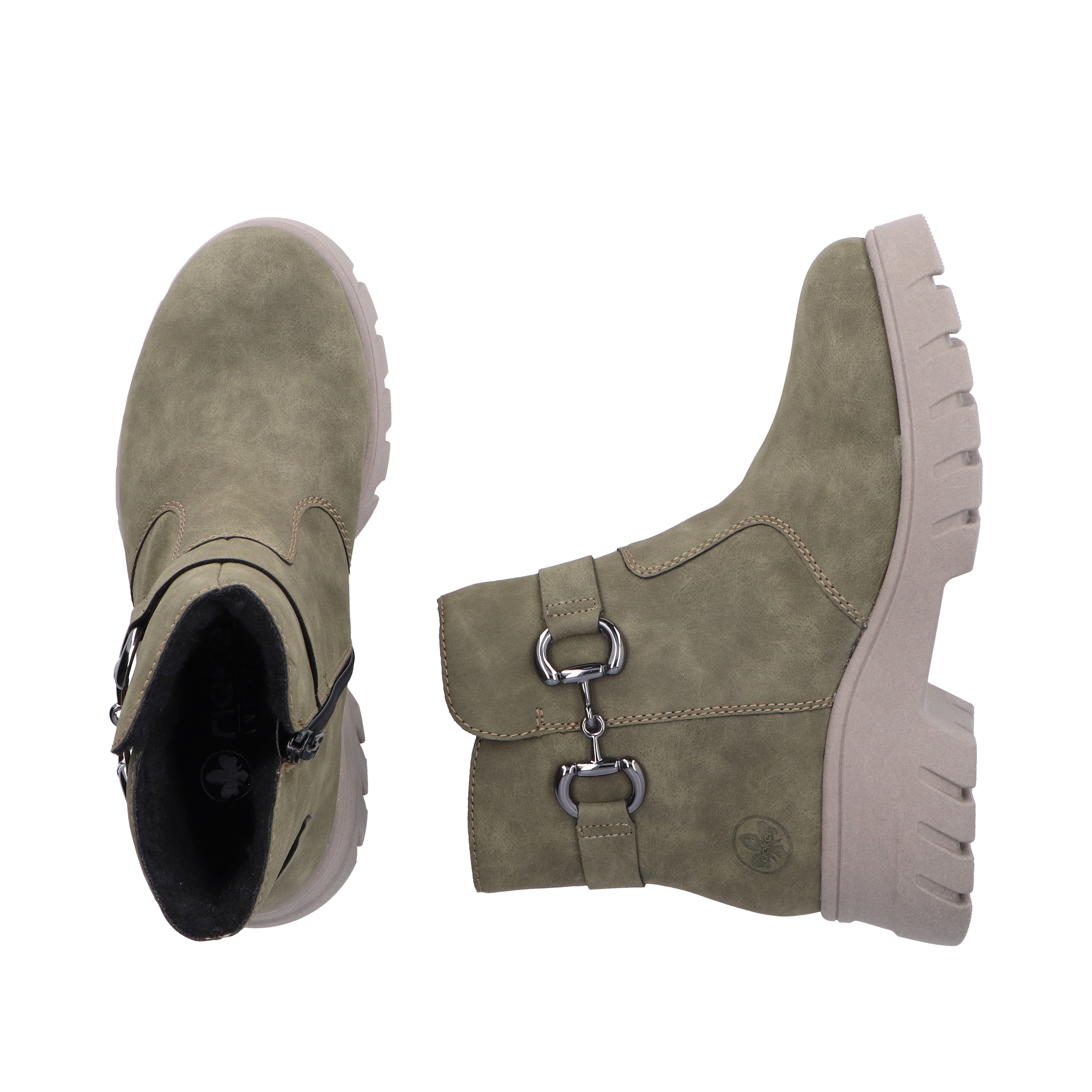 Boots ' 71862 ' Rieker en vert