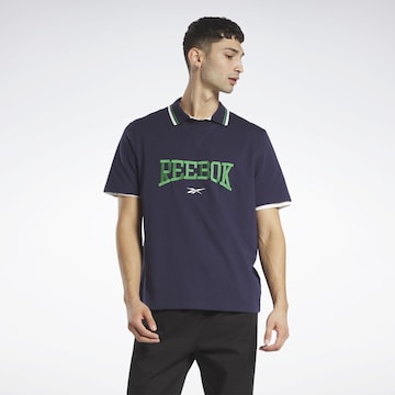 T-shirt Reebok en bleu : devant