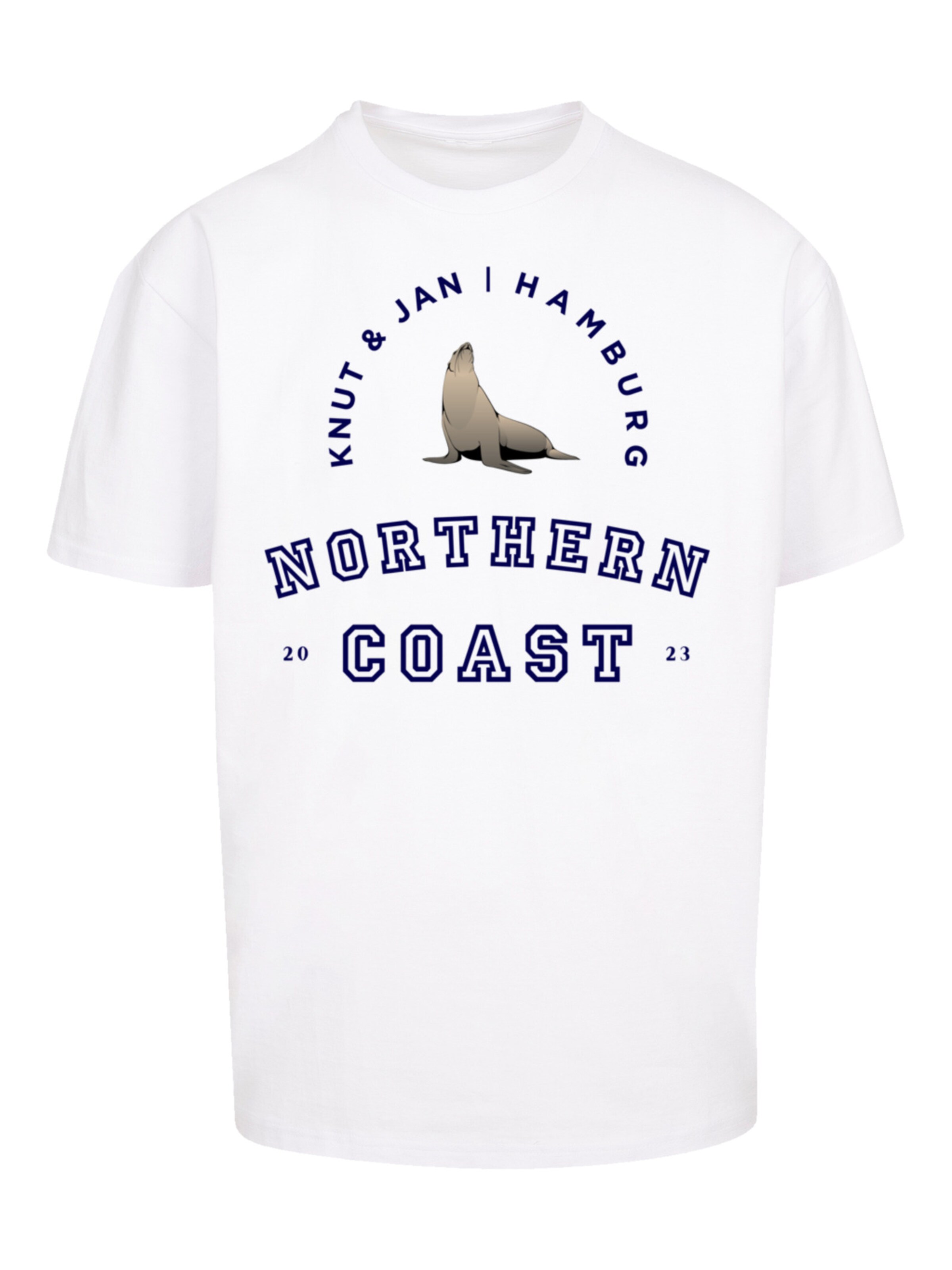 T-Shirt F4NT4STIC en blanc : devant