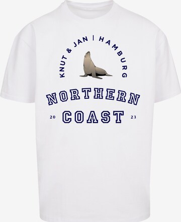 F4NT4STIC Shirt in White: front