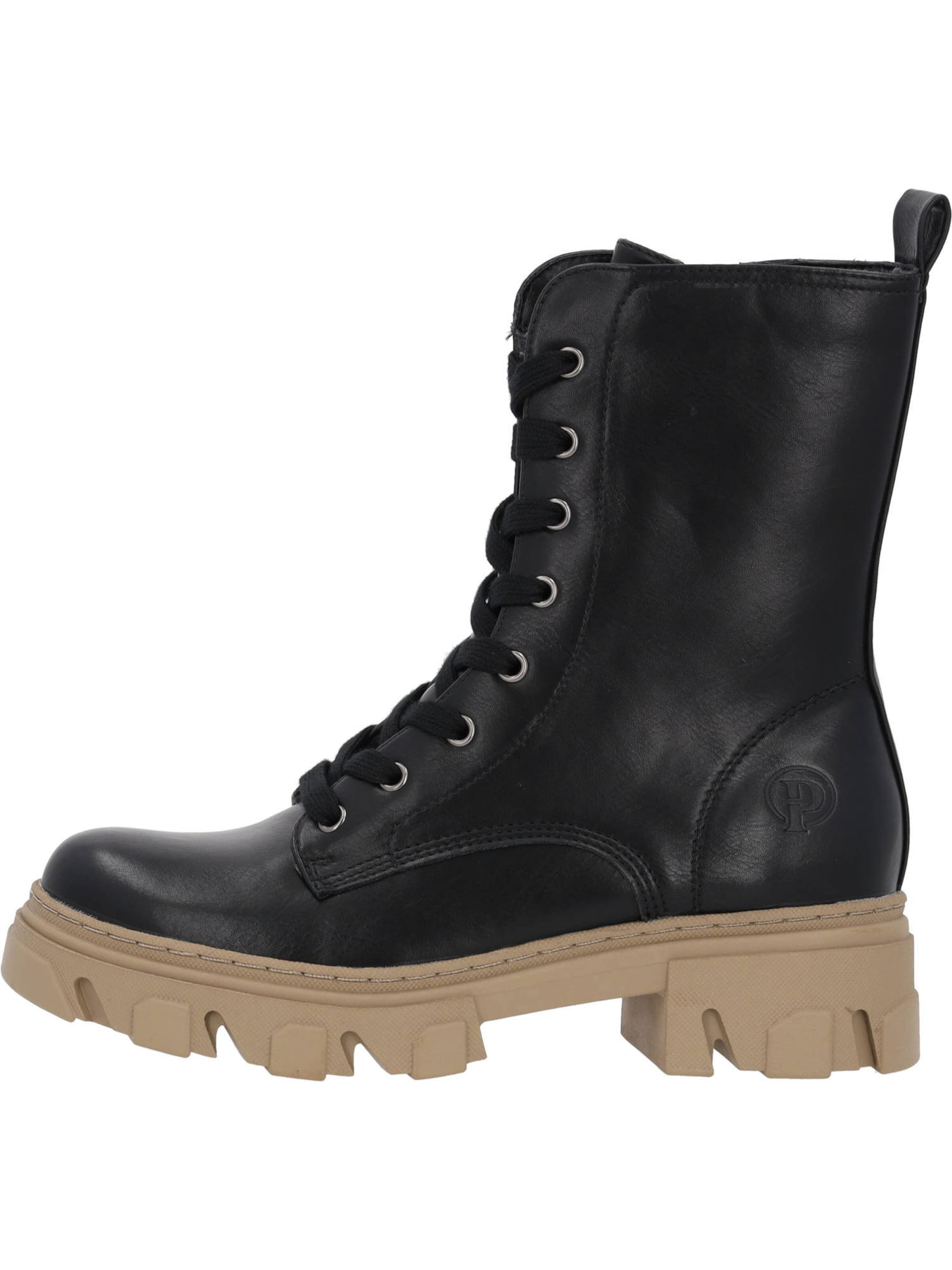 Cizme cu șireturi 'Lefkada 2' de la Palado pe negru