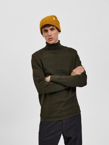 SELECTED HOMME Pullover 'Maine' i grøn