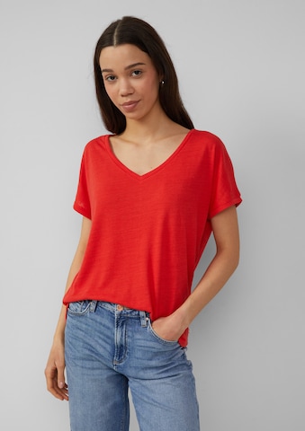 QS T-Shirt in Rot: Vorderseite