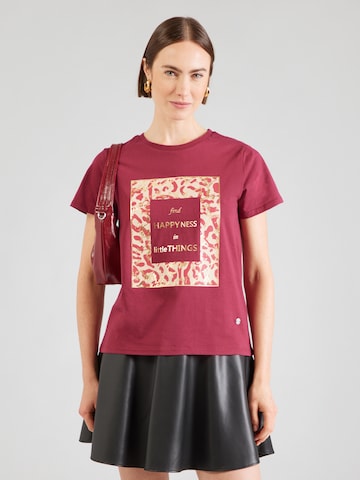 ZABAIONE Shirts 'Li44nne' i rød: forside