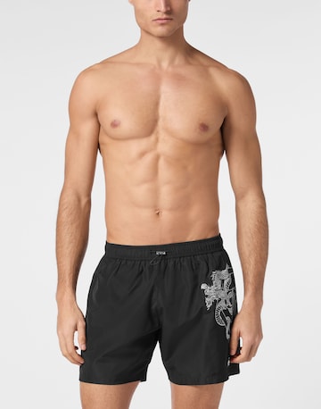 Philipp Plein Swimming shorts 'Dragon' in Black