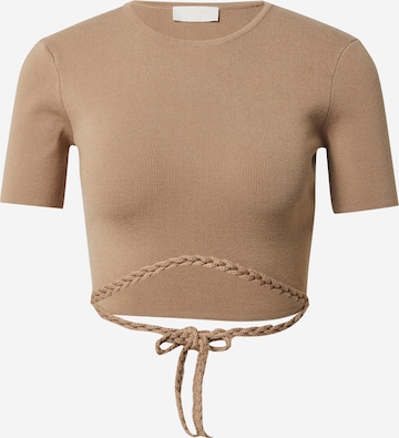 LeGer by Lena Gercke T-shirt 'Dilane' i beige: framsida