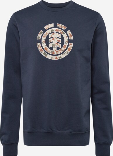 ELEMENT Sportsweatshirt in sand / navy / braun / khaki, Produktansicht