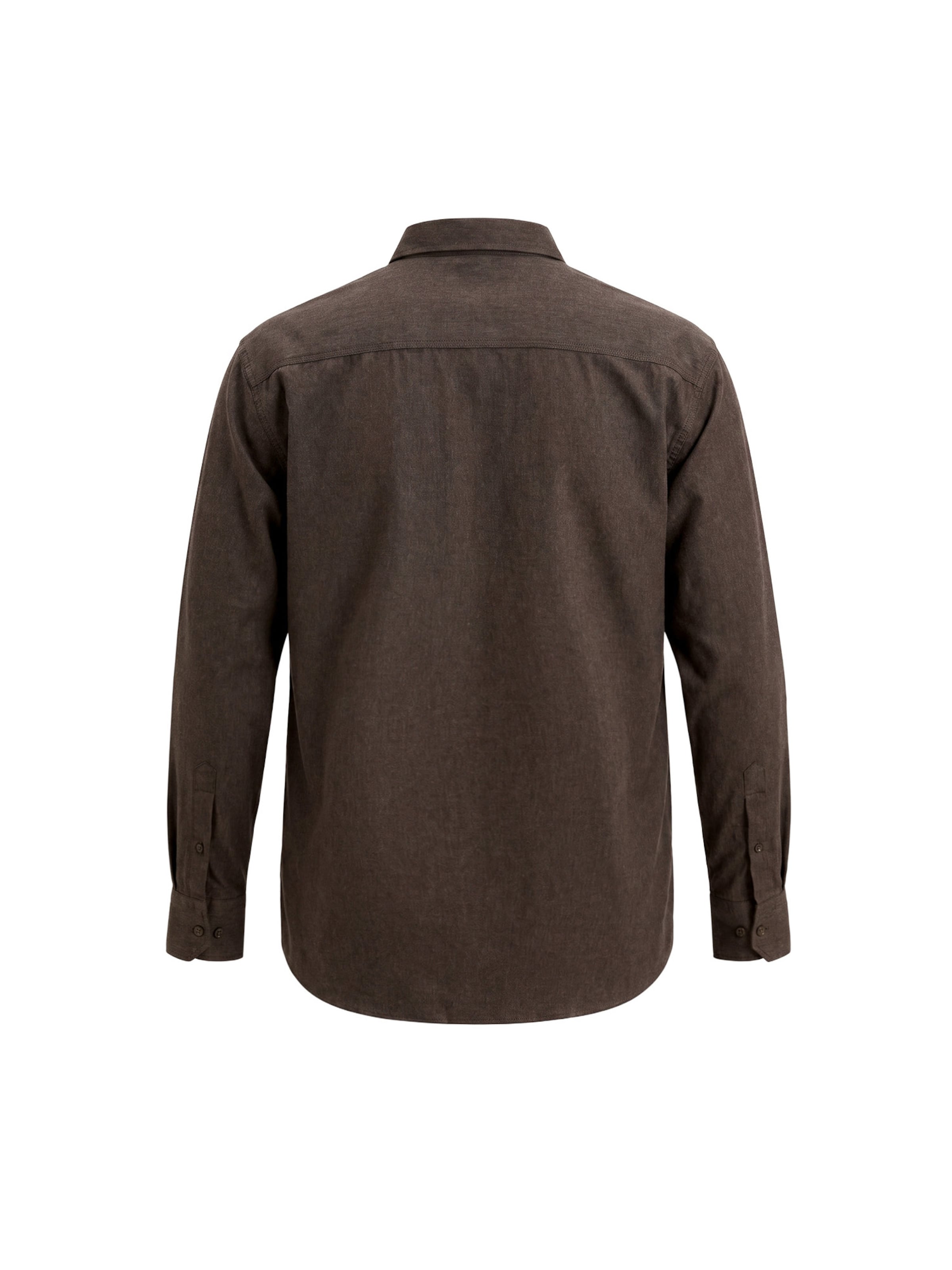 Trendyol Curve Regular fit Button Up Shirt in Brown