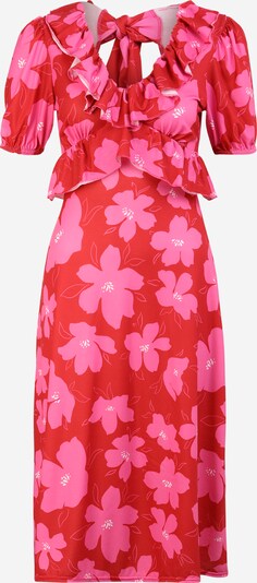 Dorothy Perkins Petite Vestido en rosa / rojo fuego / blanco, Vista del producto