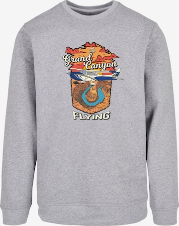 F4NT4STIC Sweatshirt 'Grand Canyon Flying' in Grijs: voorkant
