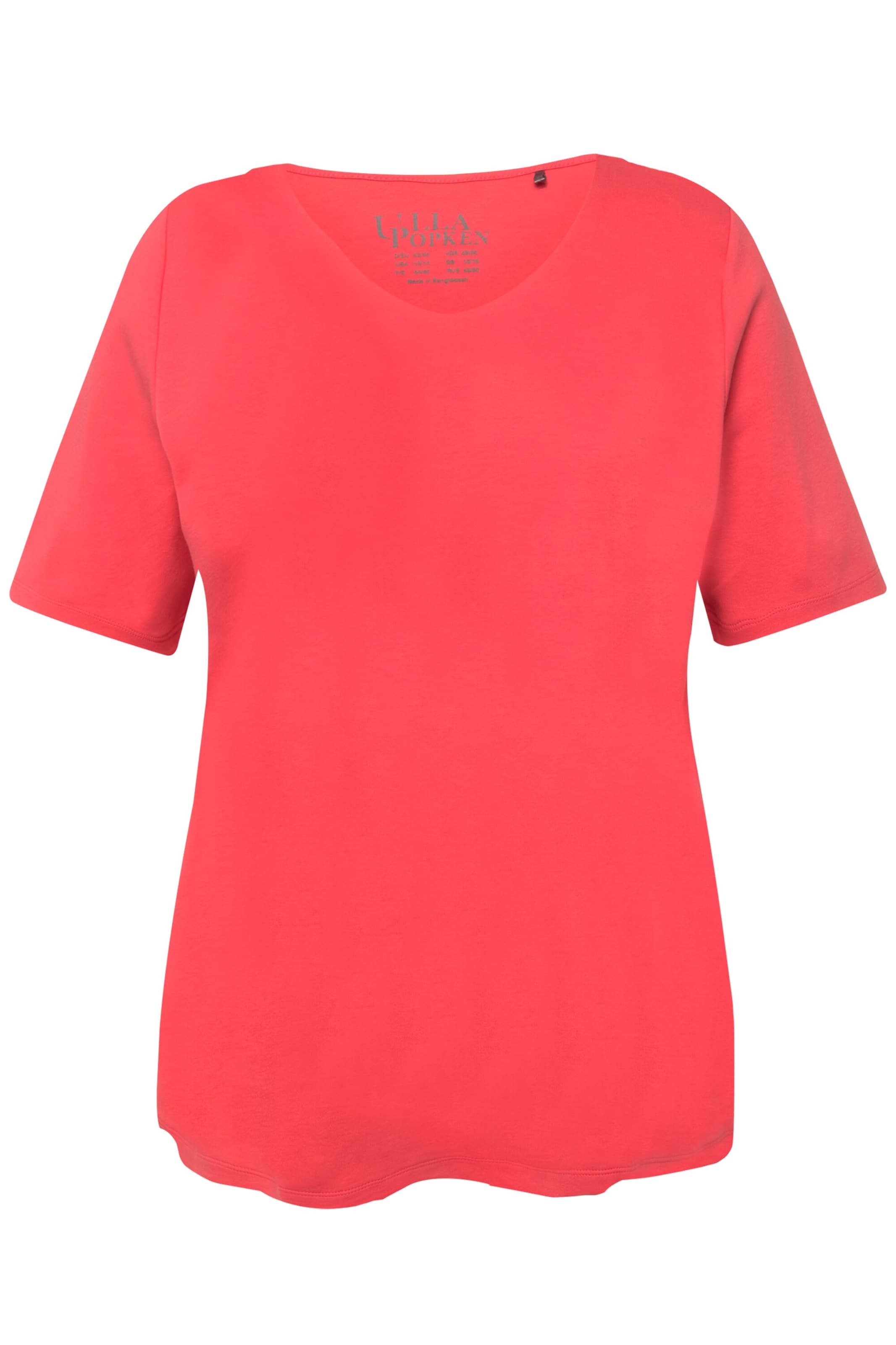 Ulla Popken Shirt in Rood: voorkant