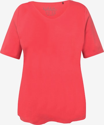 Ulla Popken Shirt in Rood: voorkant