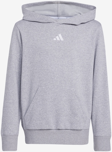 ADIDAS SPORTSWEAR Sportsweatshirt 'ESSENTIALS' in 128 in hellgrau / weiß, Produktansicht