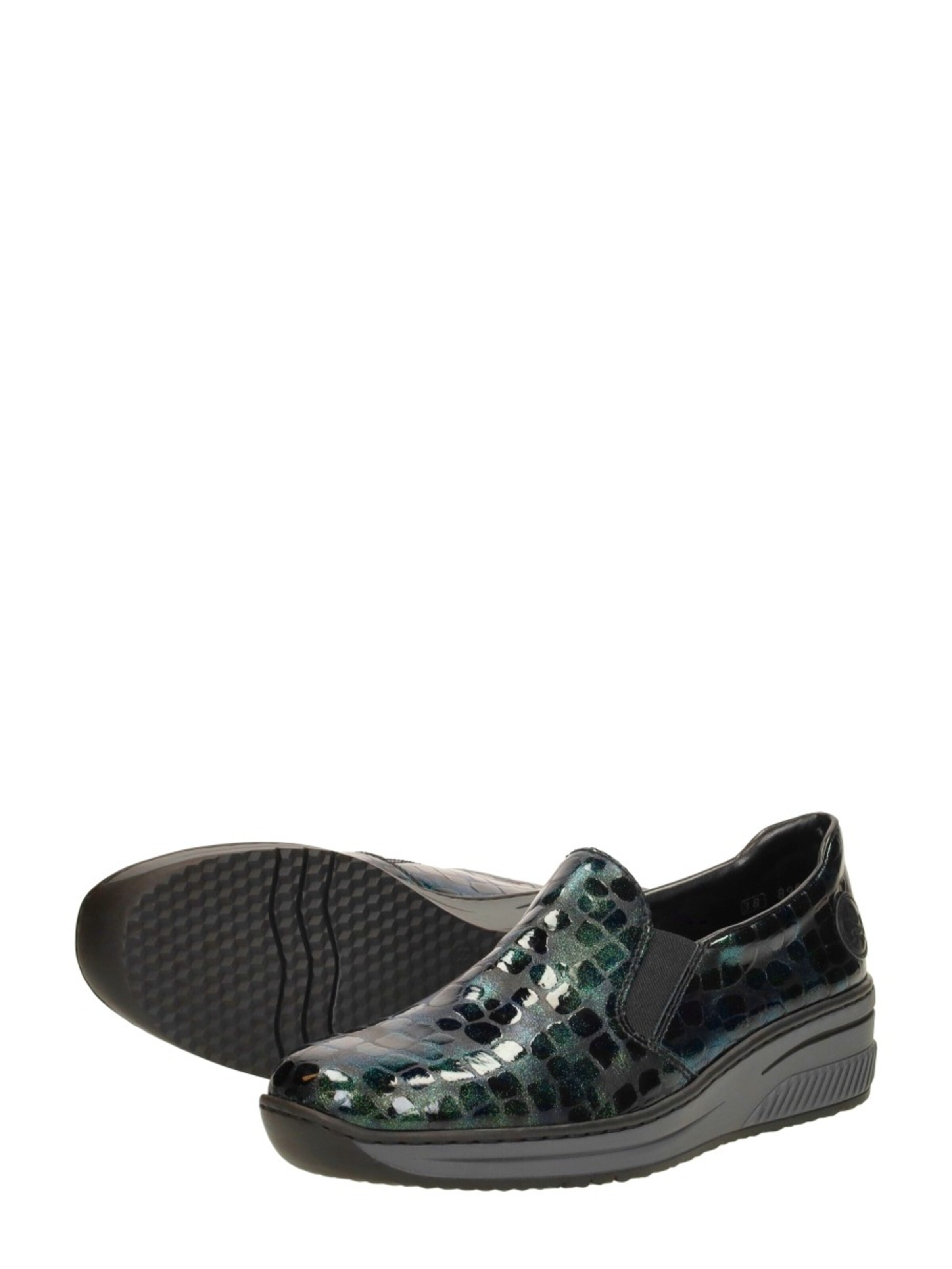 Rieker Classic Flats 'Sportief' in Green