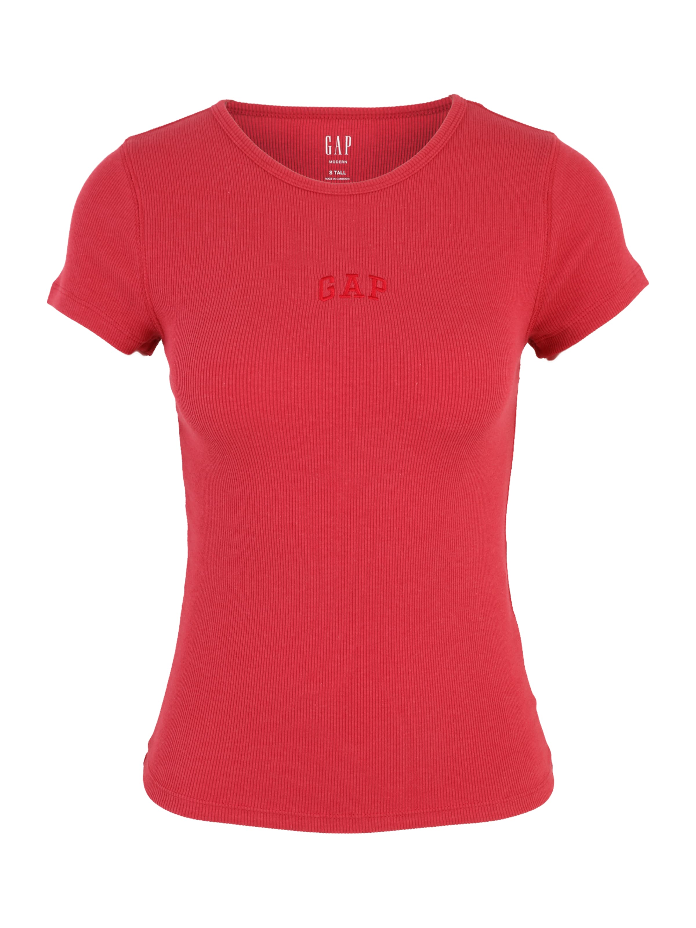 Gap Petite Shirt in Red: front