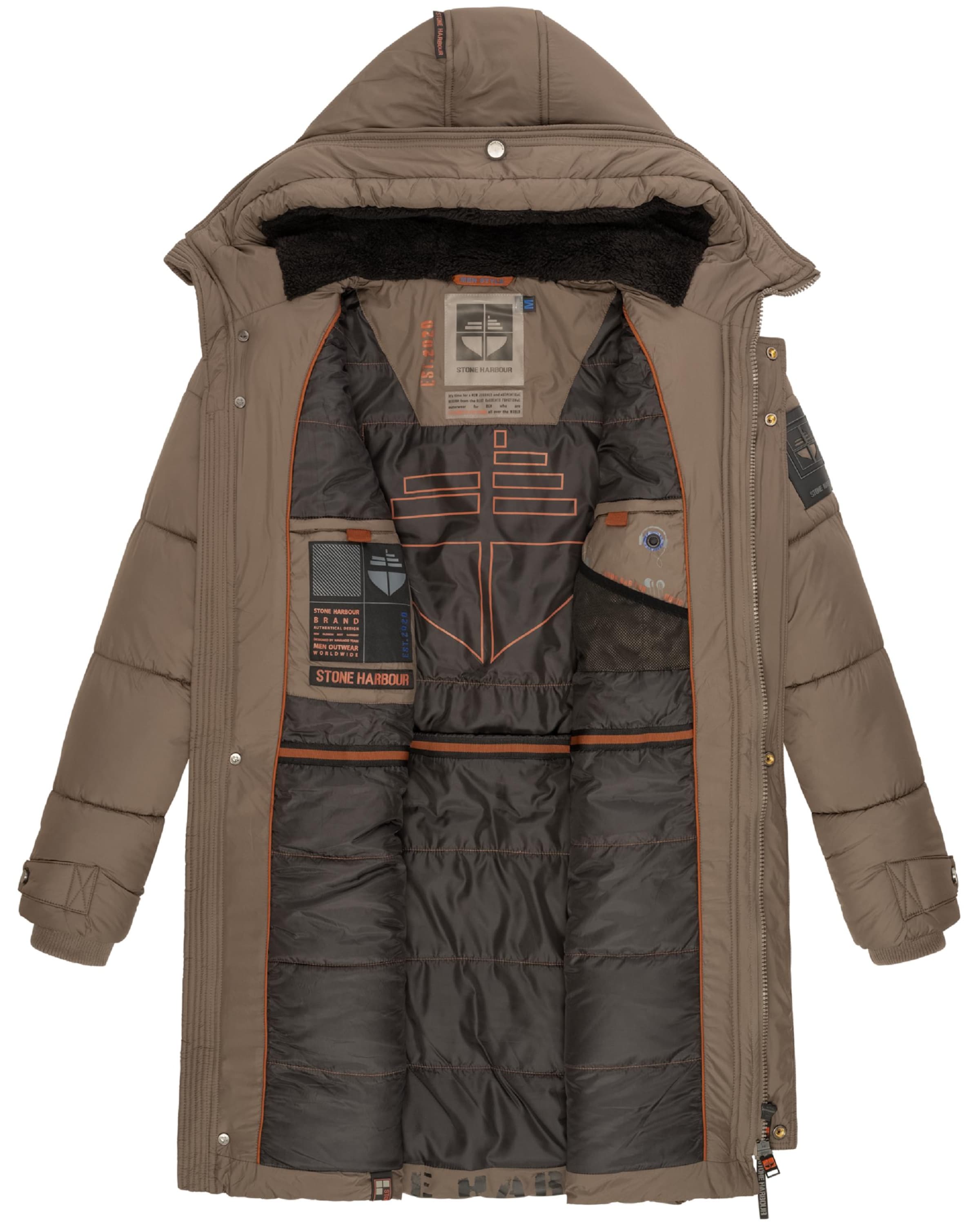 brūns STONE HARBOUR Ziemas parka 'Beviis'