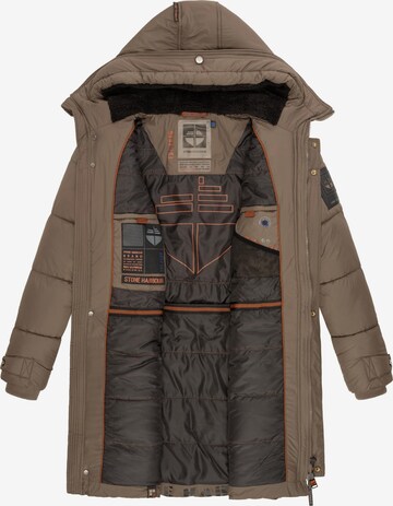 STONE HARBOUR Winterparka 'Beviis' in Bruin