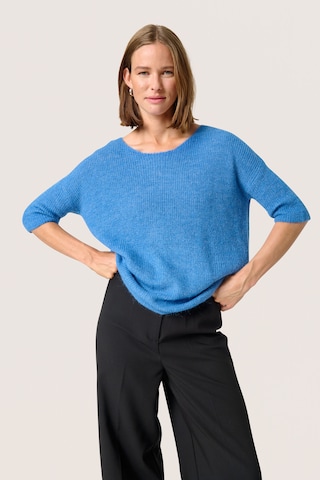 Pull-over 'Tuesday' SOAKED IN LUXURY en bleu : devant