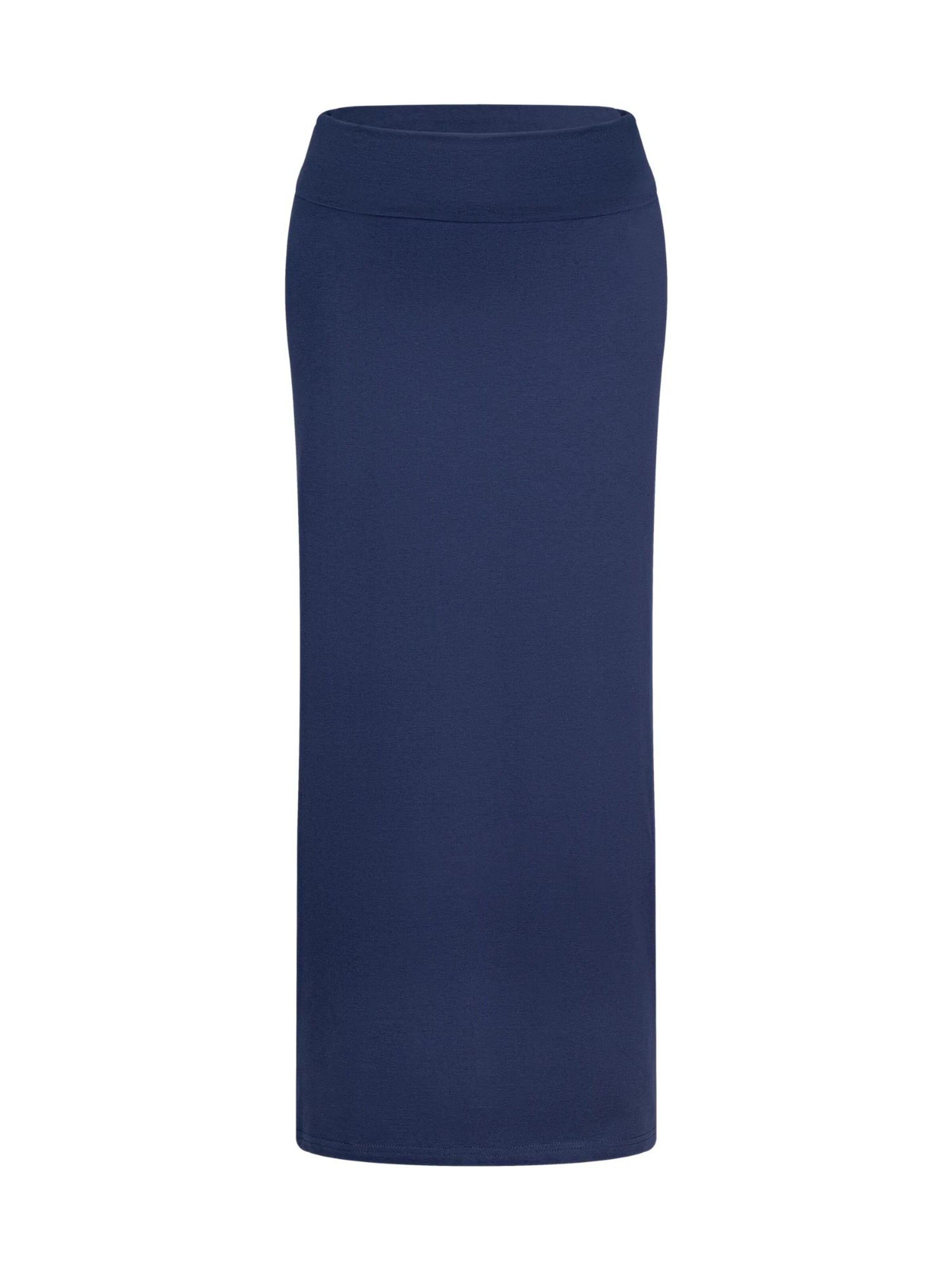 Leela COTTON Skirt in Blue: front