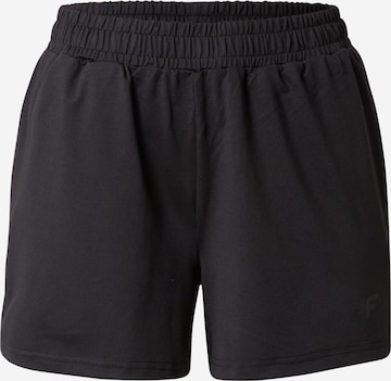 4F - regular Pantalón deportivo en negro: frente