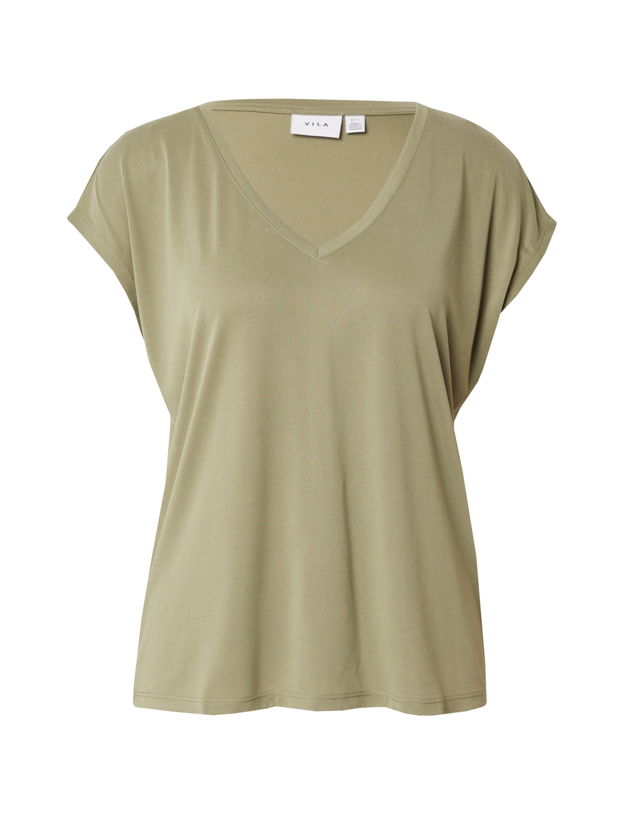 Tricou de la VILA pe verde: față