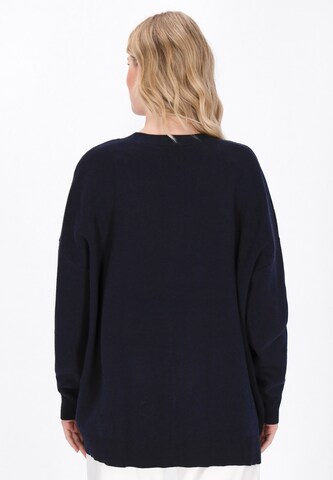DreiMaster Maritim Gebreid vest in Blauw