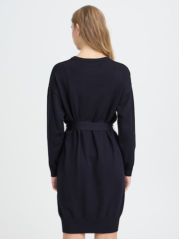 ICHI - Vestido de malha 'IHLULS' em azul